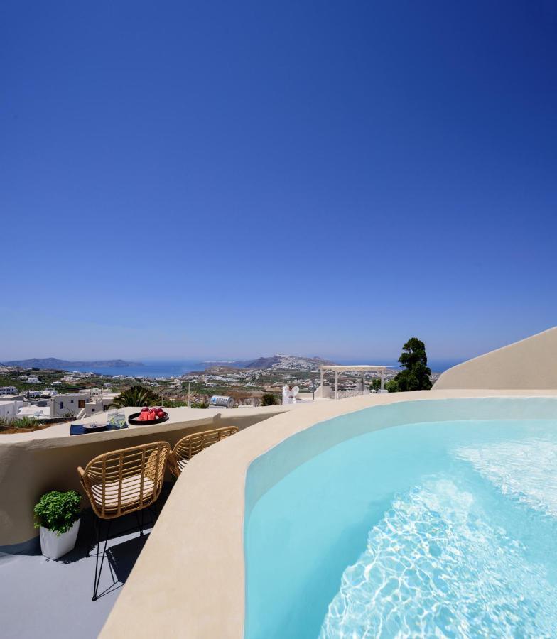 Diva Santorini Luxury Villa Pýrgos Buitenkant foto