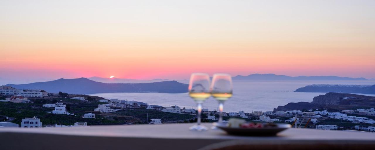 Diva Santorini Luxury Villa Pýrgos Buitenkant foto