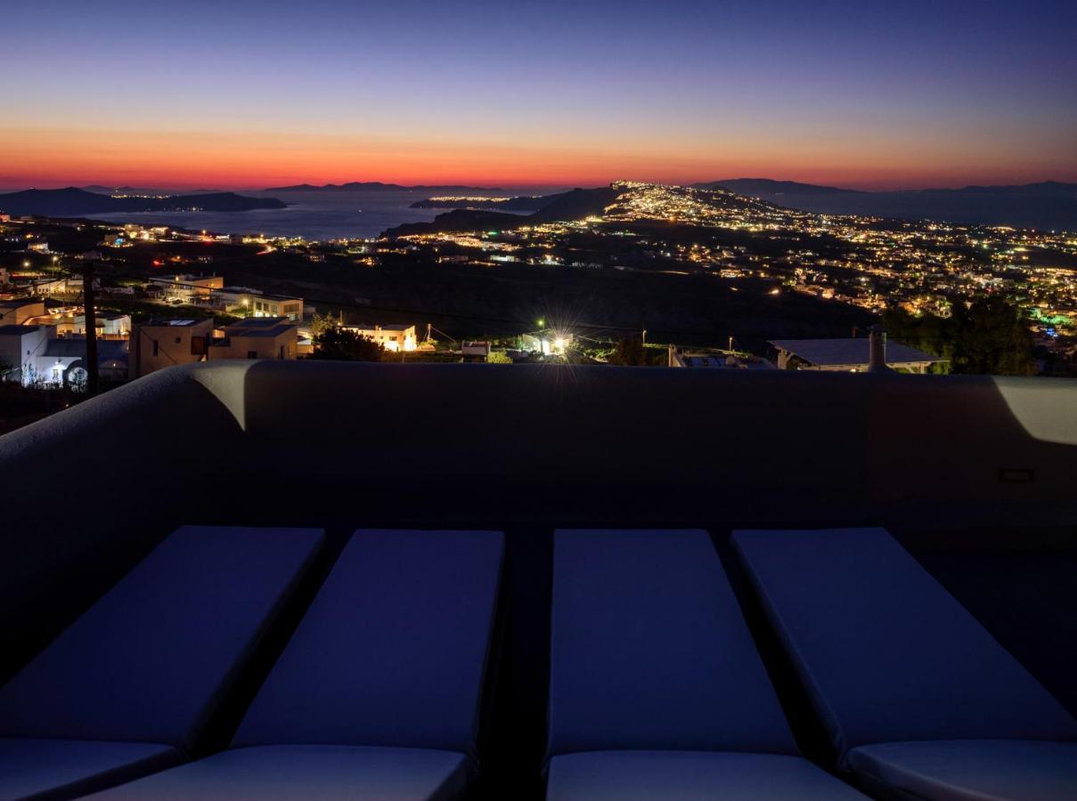 Diva Santorini Luxury Villa Pýrgos Buitenkant foto