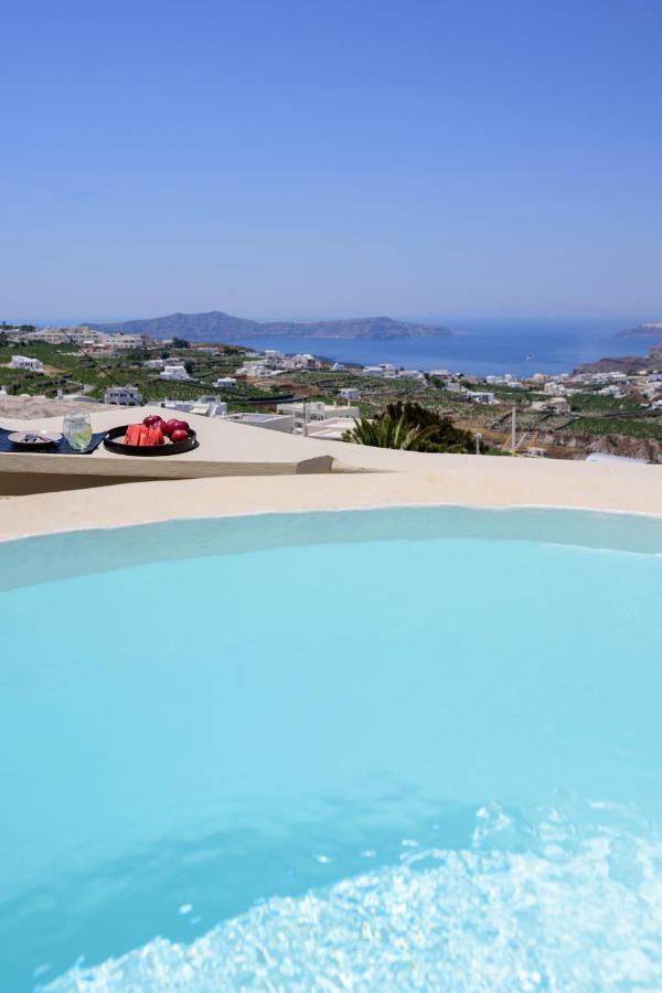 Diva Santorini Luxury Villa Pýrgos Buitenkant foto